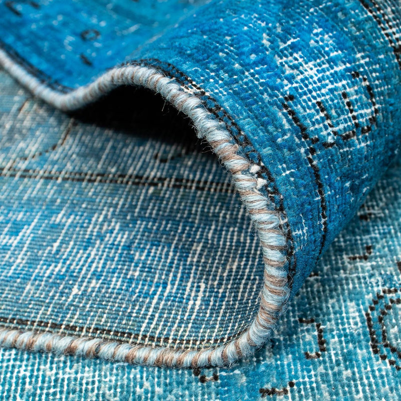 Alfombra Vintage - 404 x 290 cm - azul oscuro