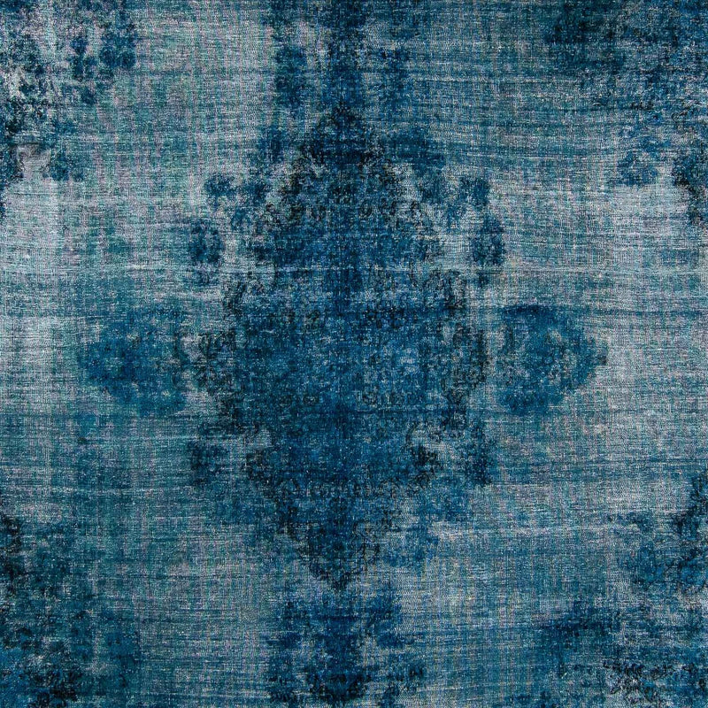 Alfombra Vintage - 378 x 295 cm - azul oscuro