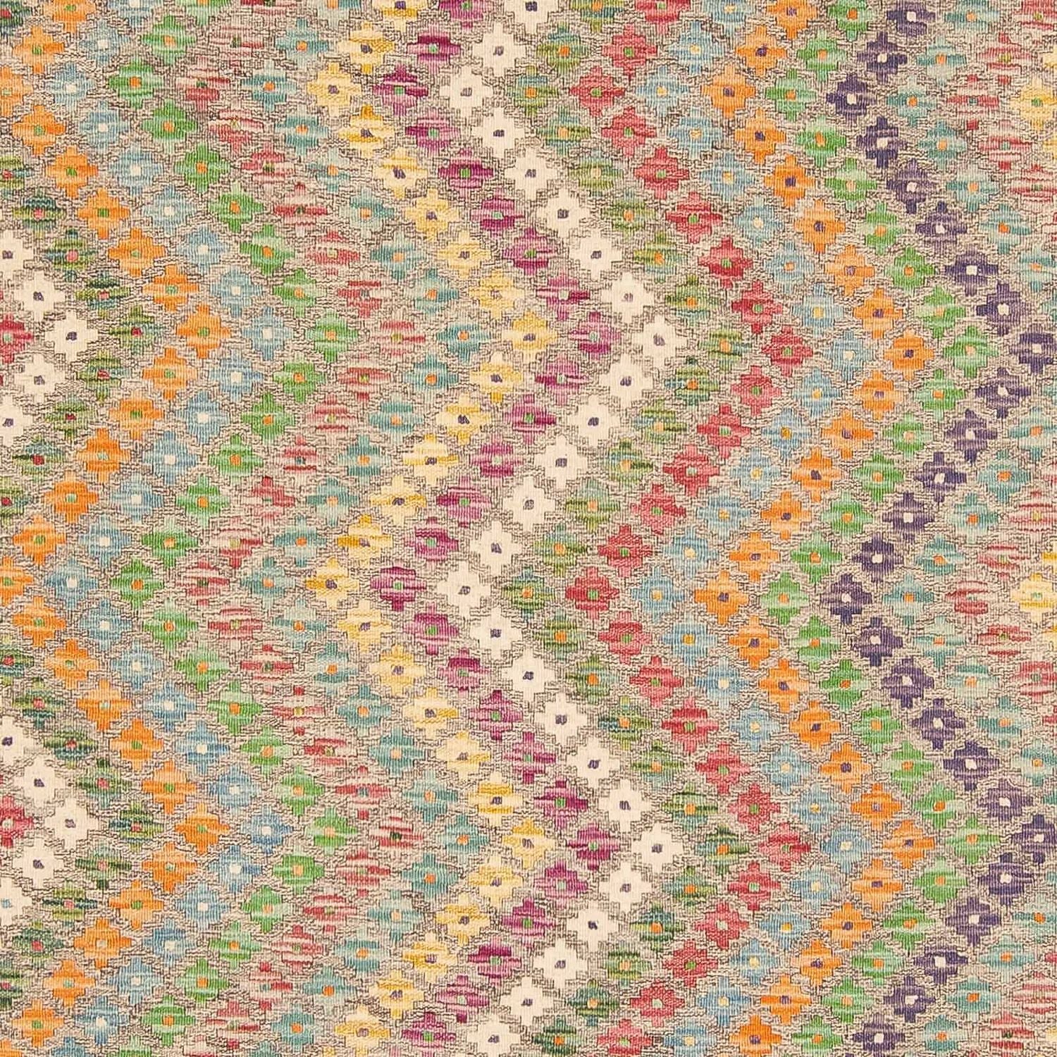Alfombra Kelim - Splash - 298 x 210 cm - multicolor