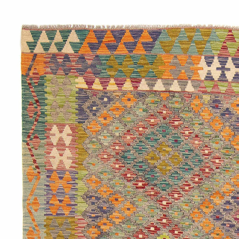 Alfombra Kelim - Splash - 241 x 202 cm - multicolor