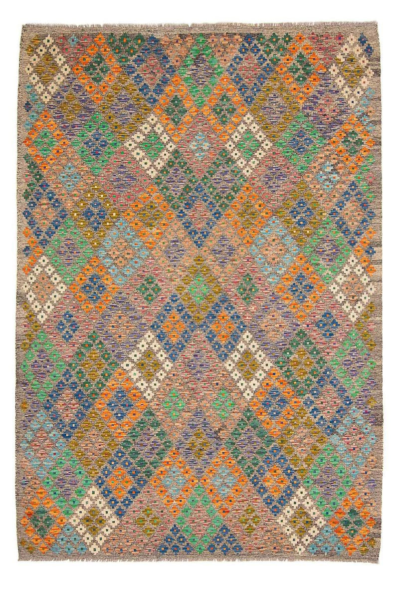Alfombra Kelim - Splash - 290 x 202 cm - multicolor