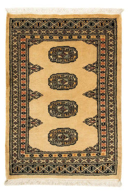 Alfombra afgana - Bukhara - 91 x 65 cm - marrón claro