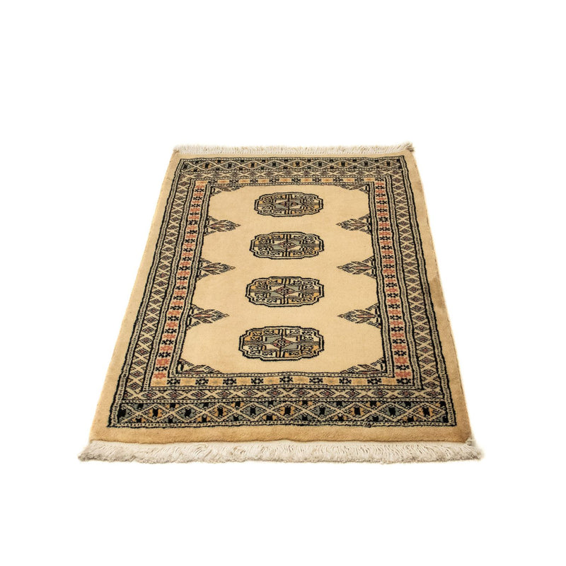 Alfombra afgana - Bukhara - 91 x 65 cm - marrón claro