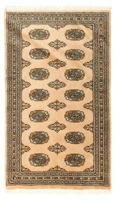 Alfombra afgana - Bukhara - 130 x 77 cm - beige