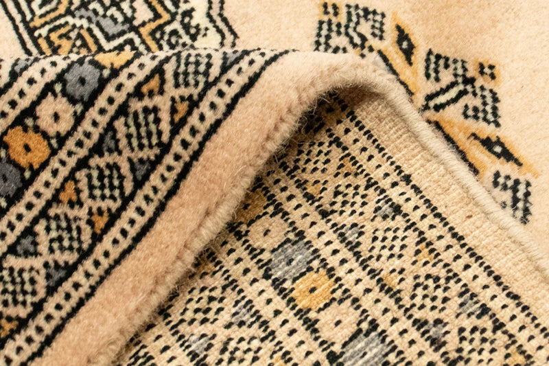 Alfombra afgana - Bukhara - 130 x 77 cm - beige