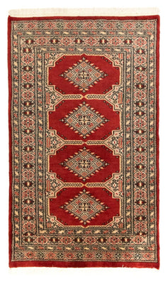 Alfombra afgana - Bukhara - 127 x 77 cm - rojo