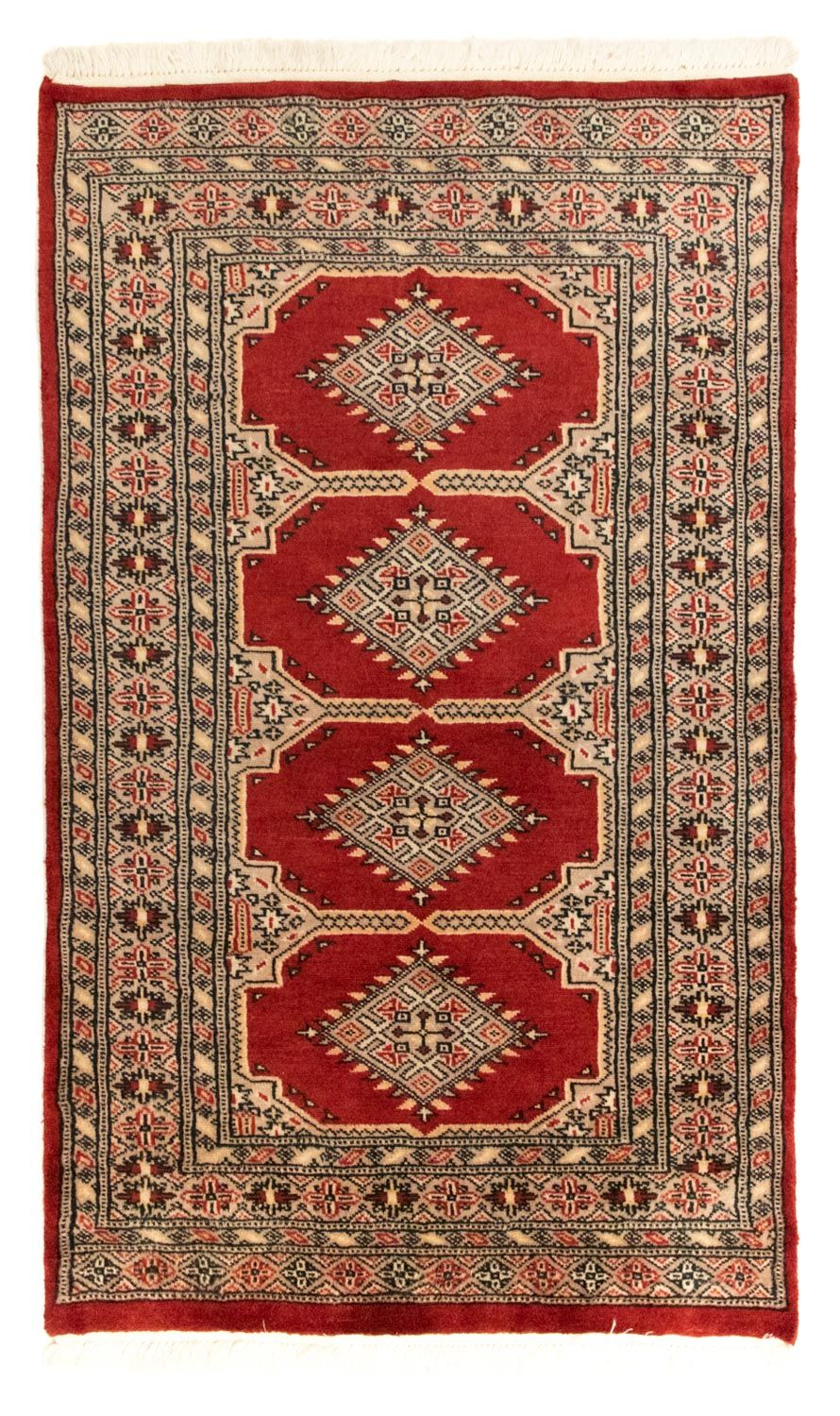 Alfombra afgana - Bukhara - 127 x 77 cm - rojo