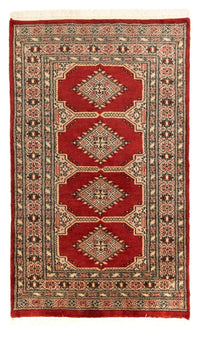 Alfombra afgana - Bukhara - 127 x 77 cm - rojo