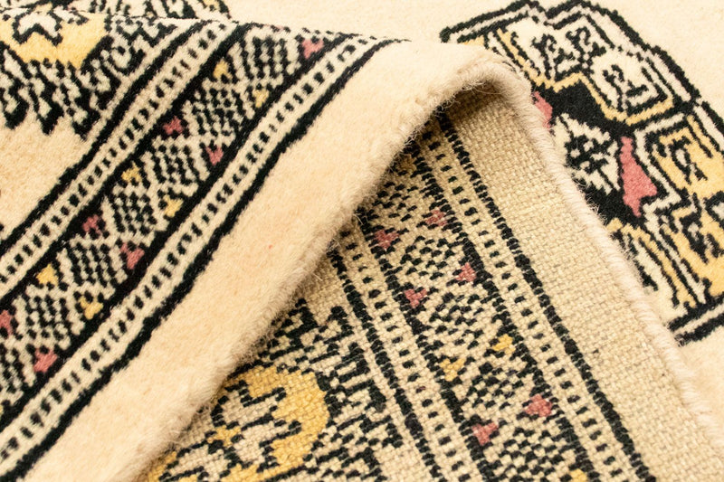 Alfombra afgana - Bukhara - 126 x 78 cm - beige