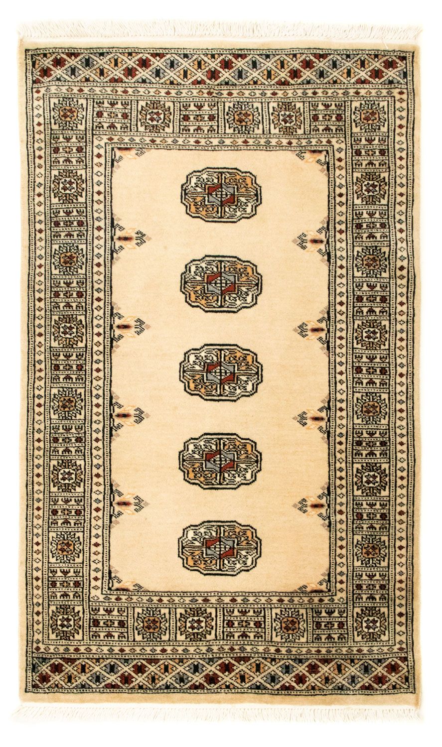 Alfombra afgana - Bukhara - 129 x 78 cm - beige
