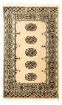 Alfombra afgana - Bukhara - 129 x 78 cm - beige