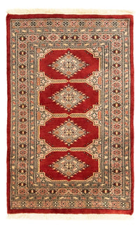 Alfombra afgana - Bukhara - 123 x 78 cm - rojo