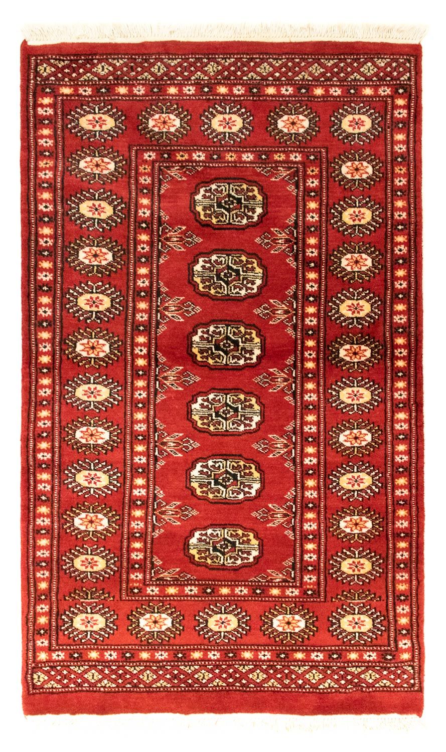 Alfombra afgana - Bukhara - 132 x 78 cm - rojo