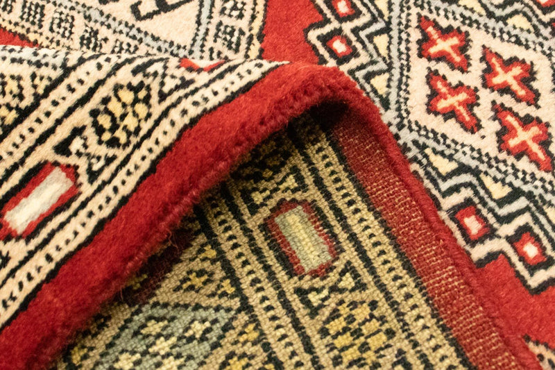 Alfombra afgana - Bukhara - 133 x 78 cm - rojo