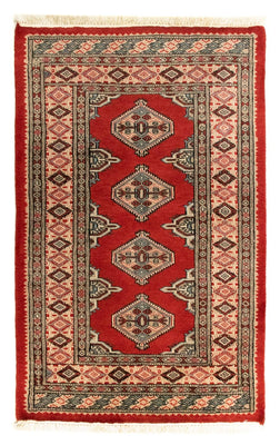 Alfombra afgana - Bukhara - 121 x 80 cm - rojo