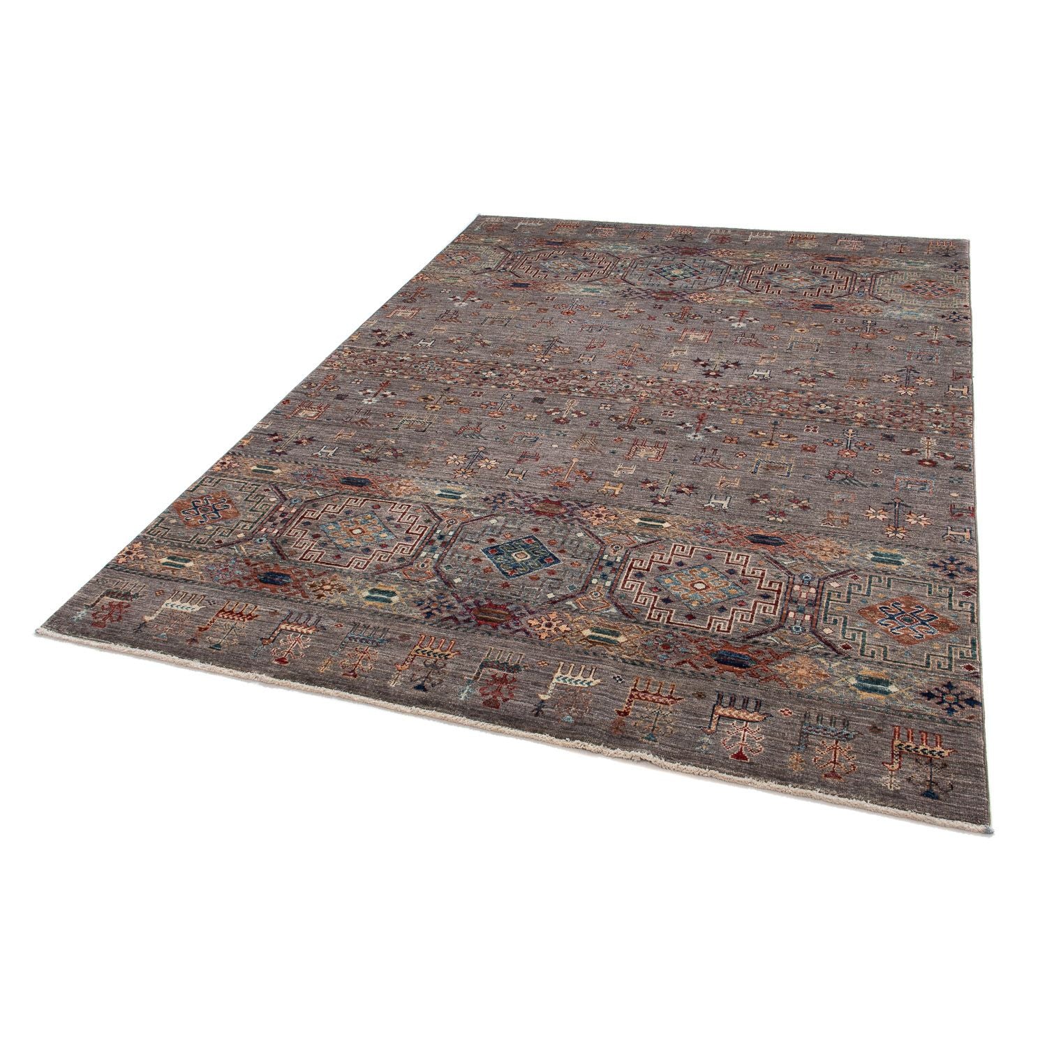 Alfombra Ziegler - 230 x 168 cm - marrón oscuro