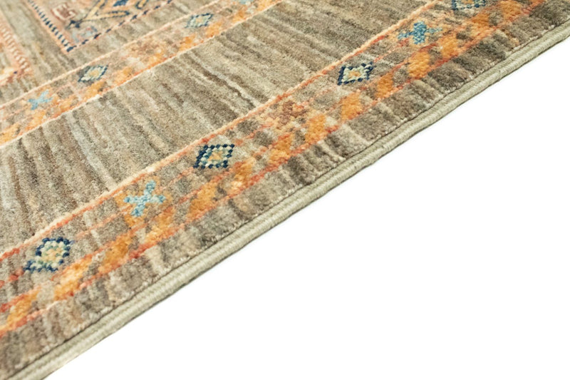 Alfombra afgana - 199 x 150 cm - gris
