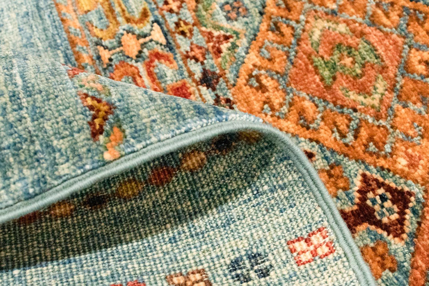 Alfombra Ziegler - Moderna - 123 x 78 cm - turquesa