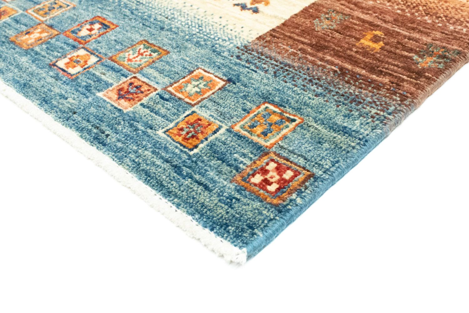 Alfombra Gabbeh - Loribaft Persa - 197 x 151 cm - multicolor