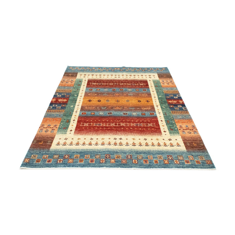 Alfombra Gabbeh - Loribaft Persa - 197 x 151 cm - multicolor