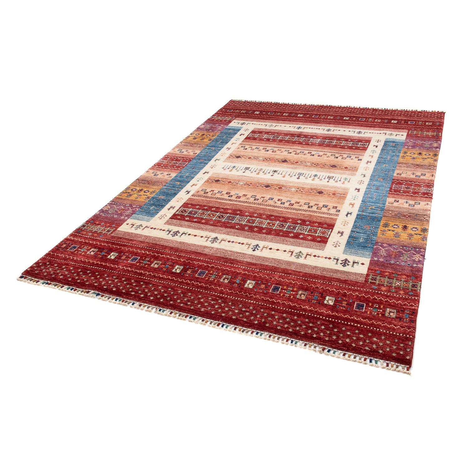 Alfombra Ziegler - 249 x 171 cm - rojo oscuro