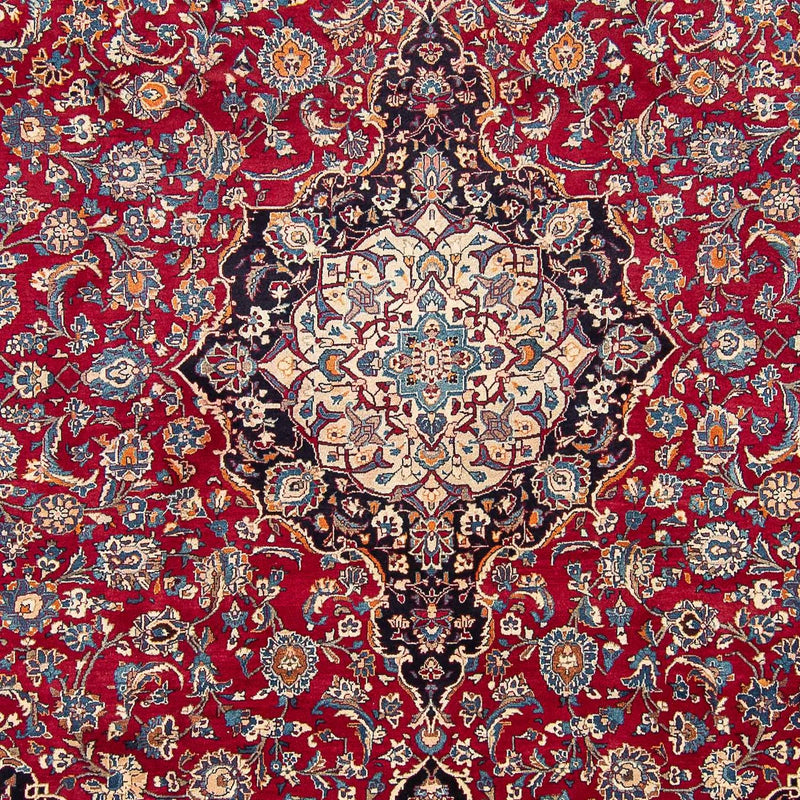 Alfombra persa - Keshan - 375 x 291 cm - rojo