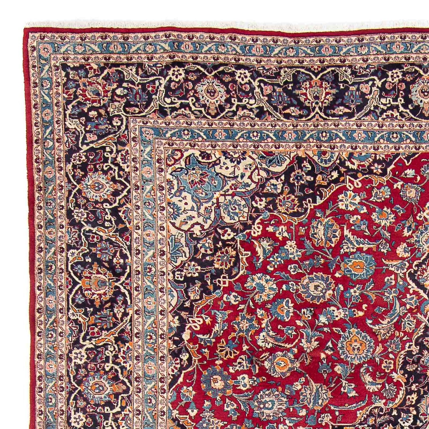 Alfombra persa - Keshan - 375 x 291 cm - rojo