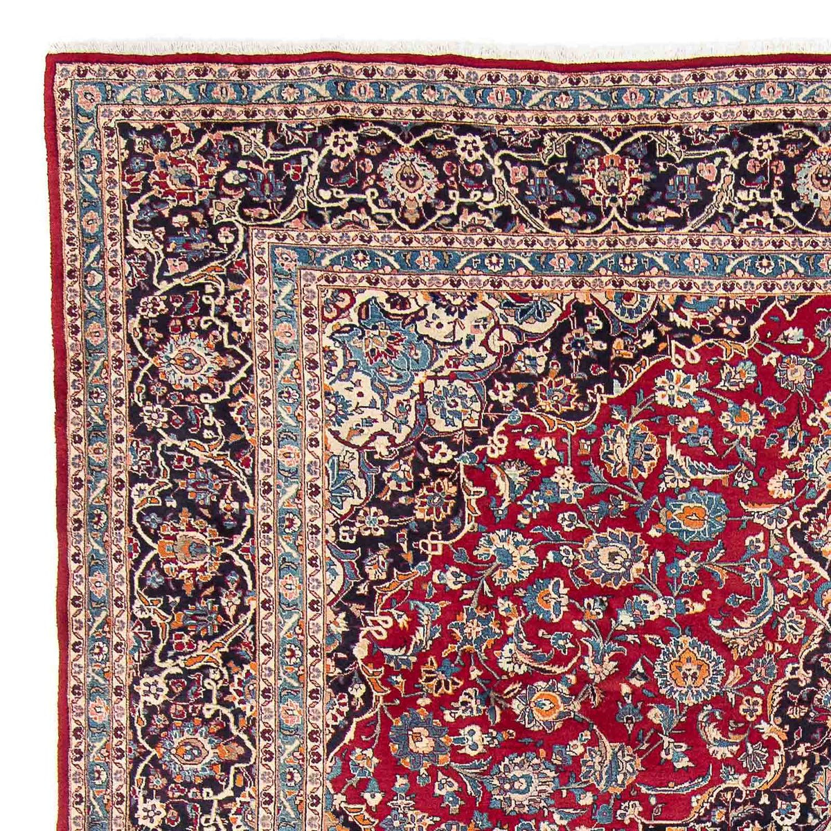 Alfombra persa - Keshan - 375 x 291 cm - rojo