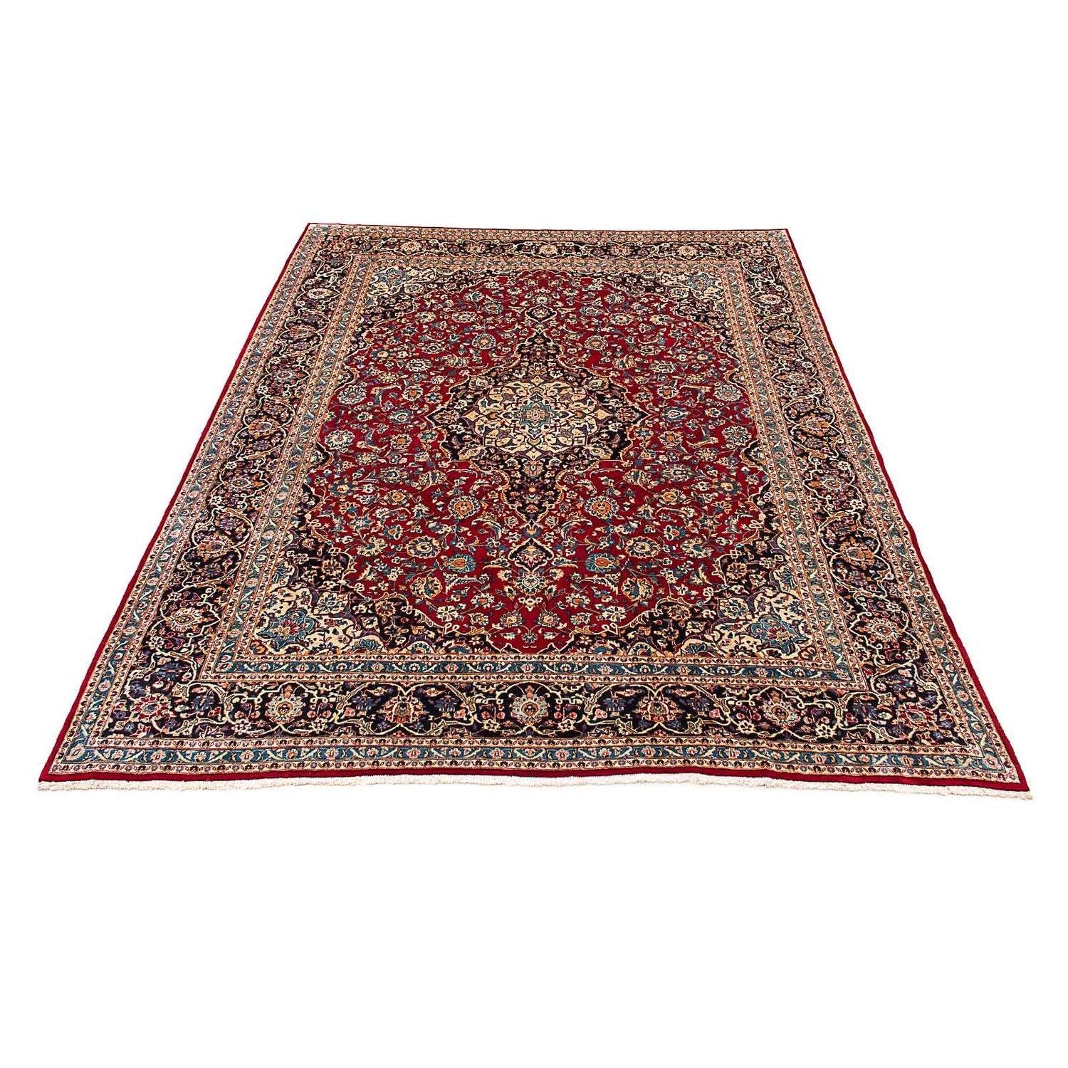 Alfombra persa - Keshan - 375 x 291 cm - rojo