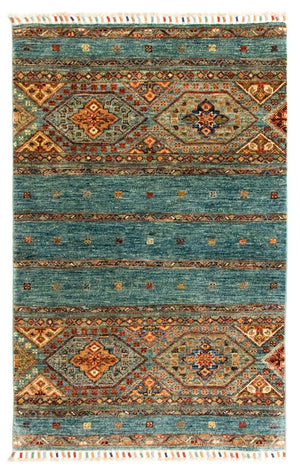 Alfombra Ziegler - Moderna - 126 x 82 cm - turquesa
