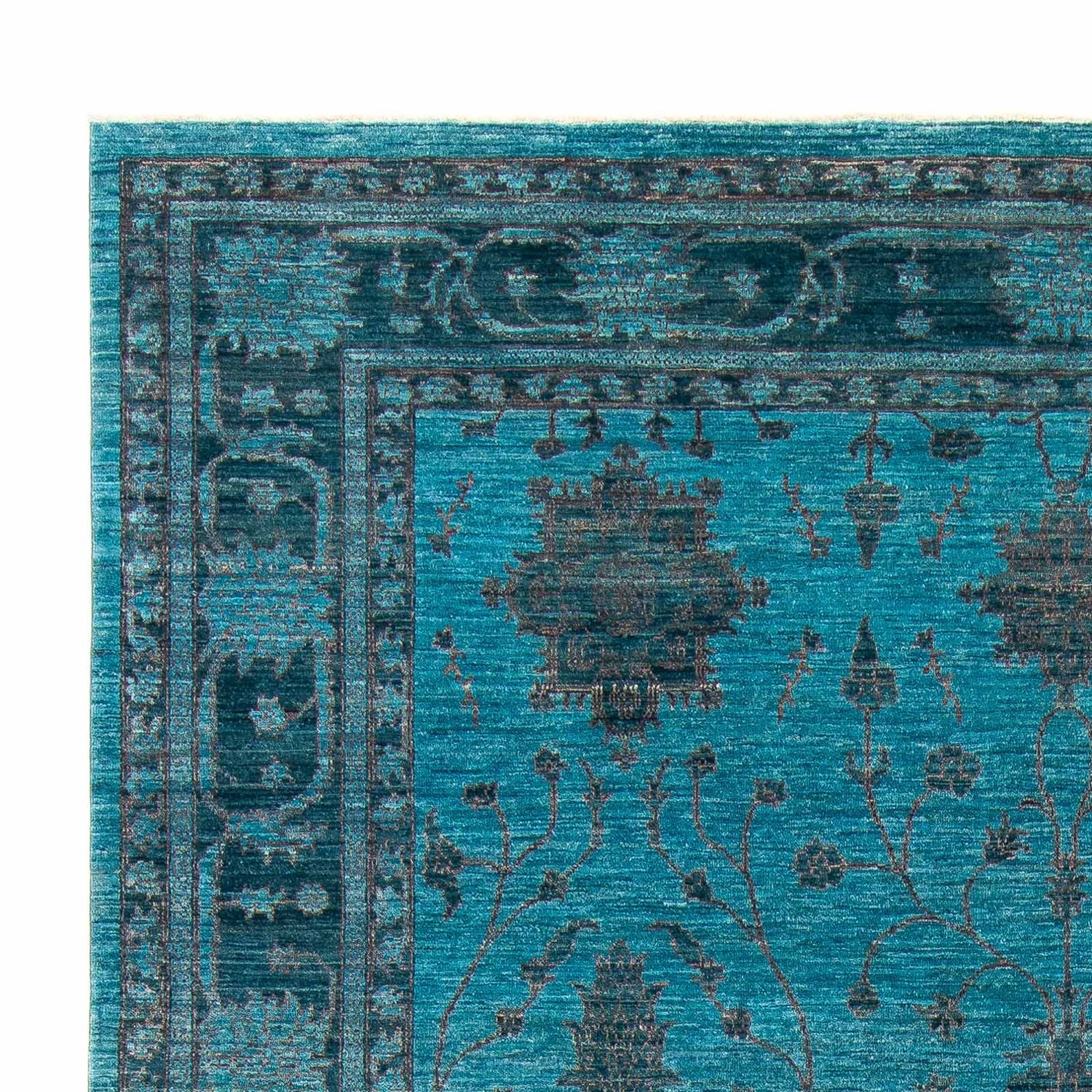 Alfombra Ziegler - 352 x 241 cm - azul oscuro