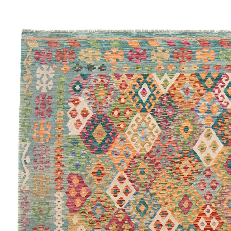 Alfombra Kelim - Splash - 341 x 263 cm - multicolor
