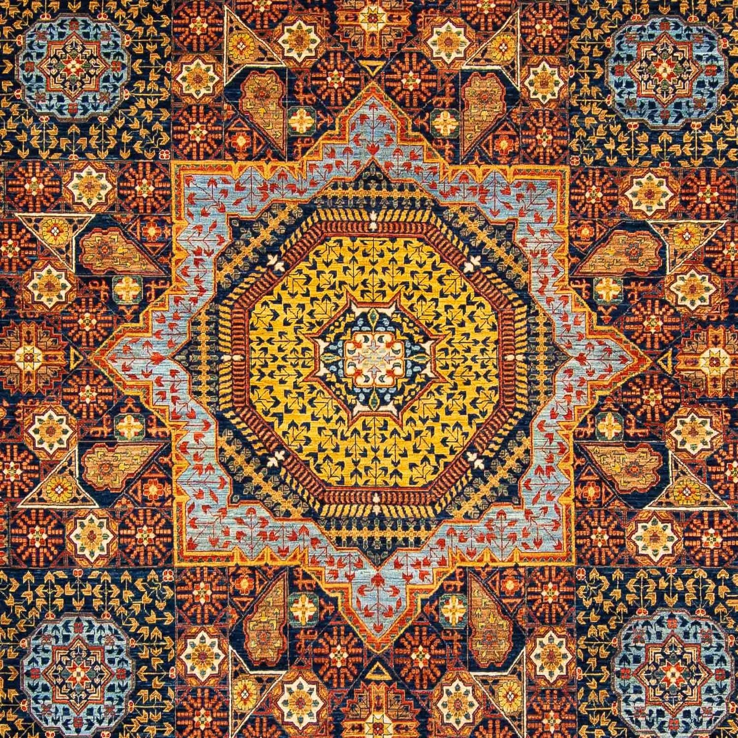 Alfombra Ziegler - 415 x 298 cm - azul