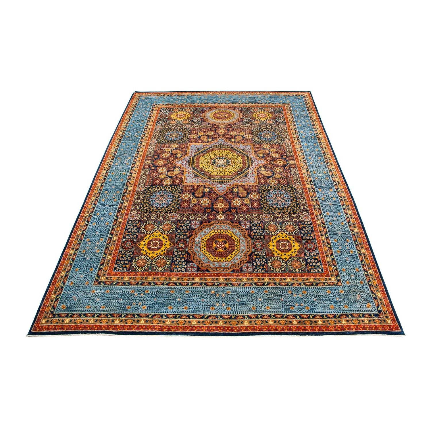 Alfombra Ziegler - 415 x 298 cm - azul