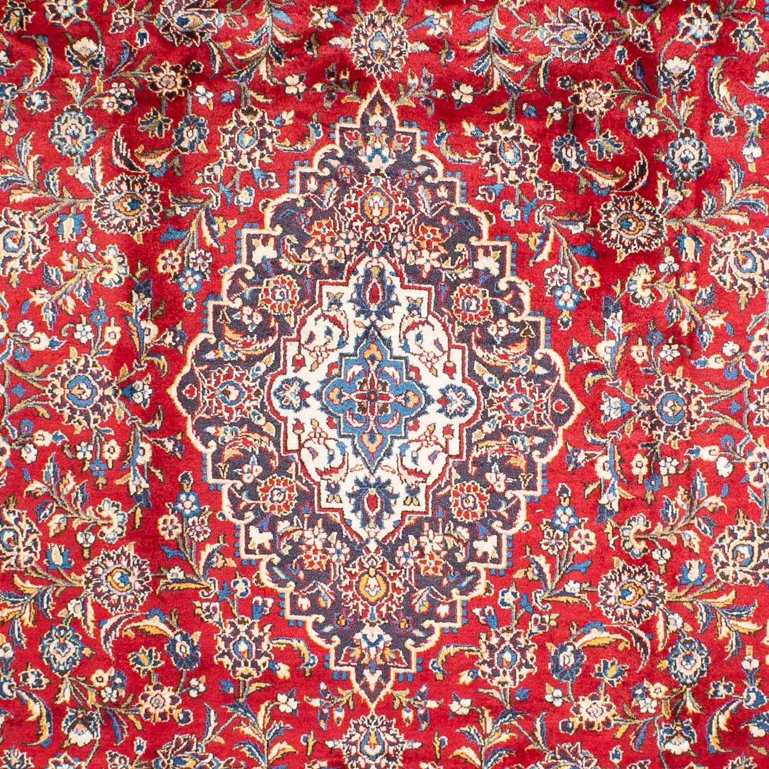 Alfombra persa - Keshan - 354 x 240 cm - rojo