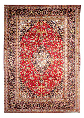 Alfombra persa - Keshan - 353 x 251 cm - rojo