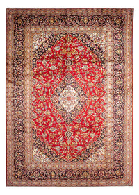 Alfombra persa - Keshan - 353 x 251 cm - rojo