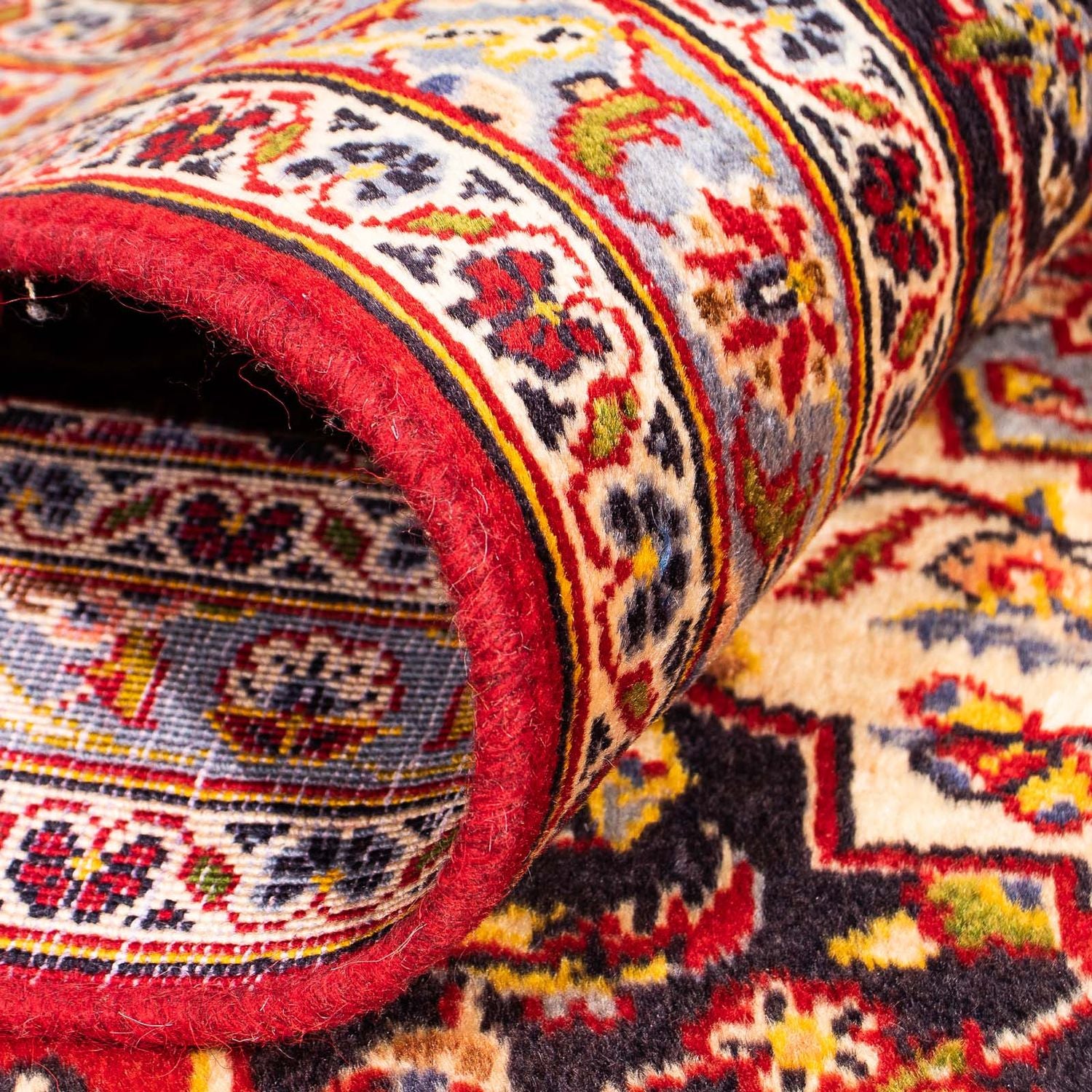 Alfombra persa - Keshan - 353 x 251 cm - rojo