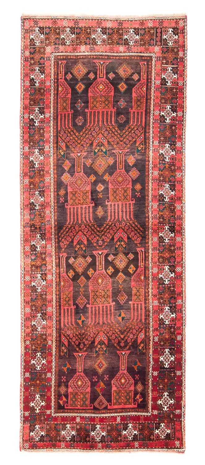 Alfombra de pasillo Alfombra persa - Nómada - 294 x 118 cm - rojo