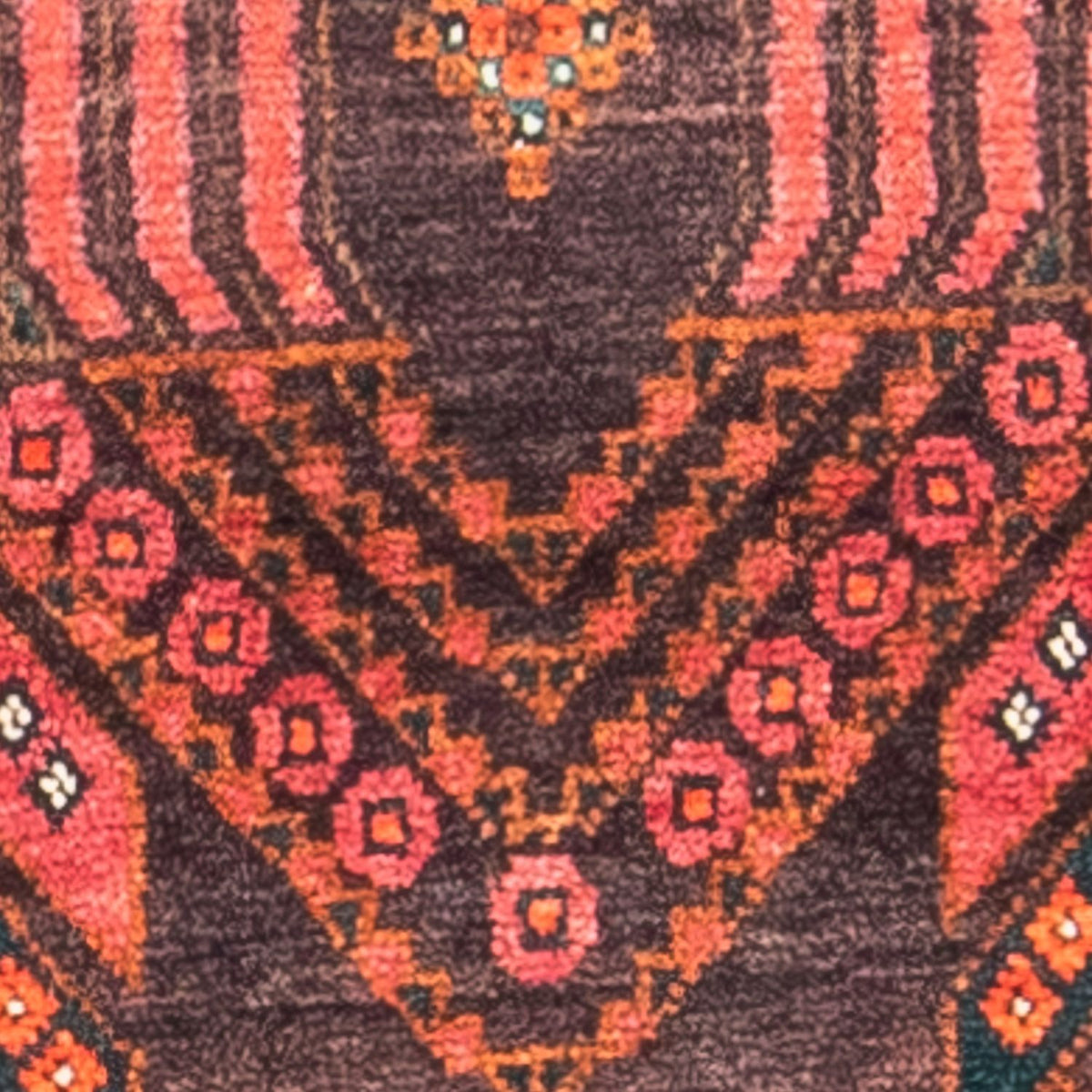 Alfombra de pasillo Alfombra persa - Nómada - 294 x 118 cm - rojo