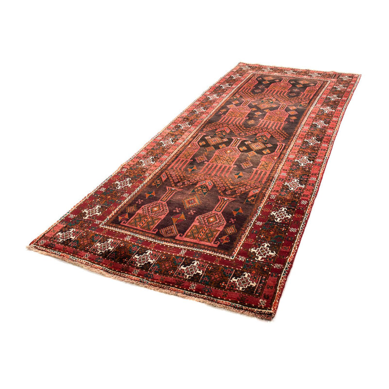 Alfombra de pasillo Alfombra persa - Nómada - 294 x 118 cm - rojo