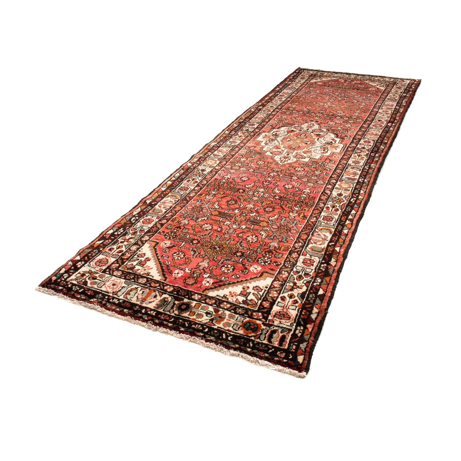 Alfombra de pasillo Alfombra persa - Nómada - 328 x 110 cm - rojo