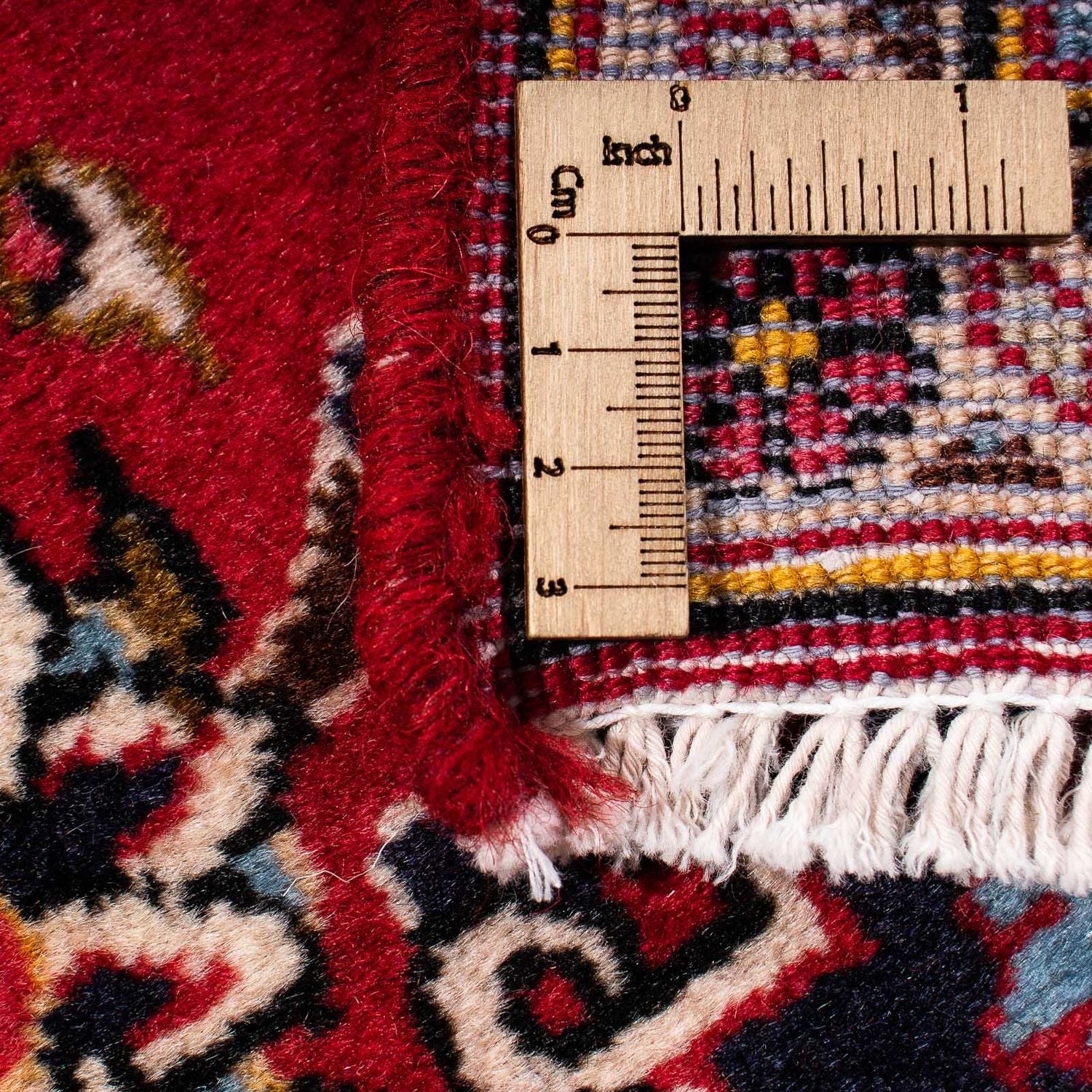 Alfombra persa - Keshan - 354 x 253 cm - rojo oscuro