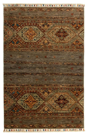 Alfombra Ziegler - Moderna - 118 x 80 cm - marrón oscuro