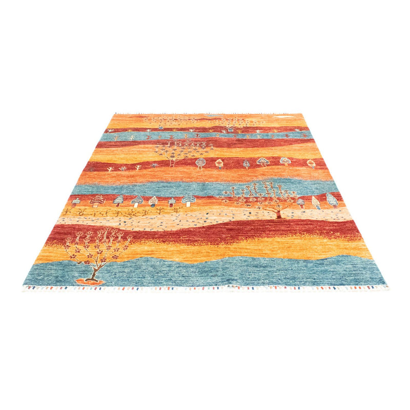 Alfombra Gabbeh - Loribaft Persa - 197 x 155 cm - multicolor