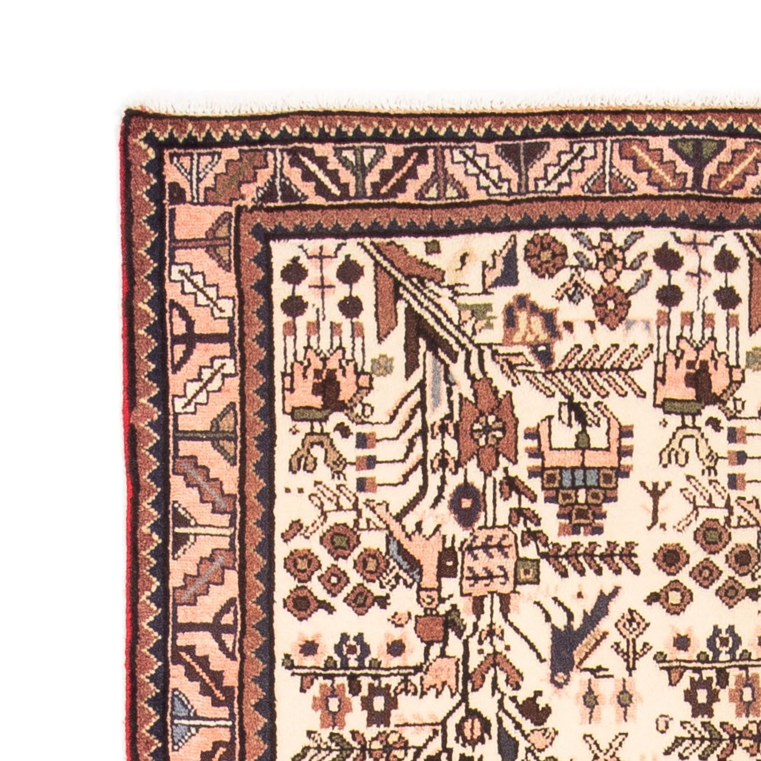 Alfombra de pasillo Alfombra persa - Nómada - 293 x 112 cm - beige