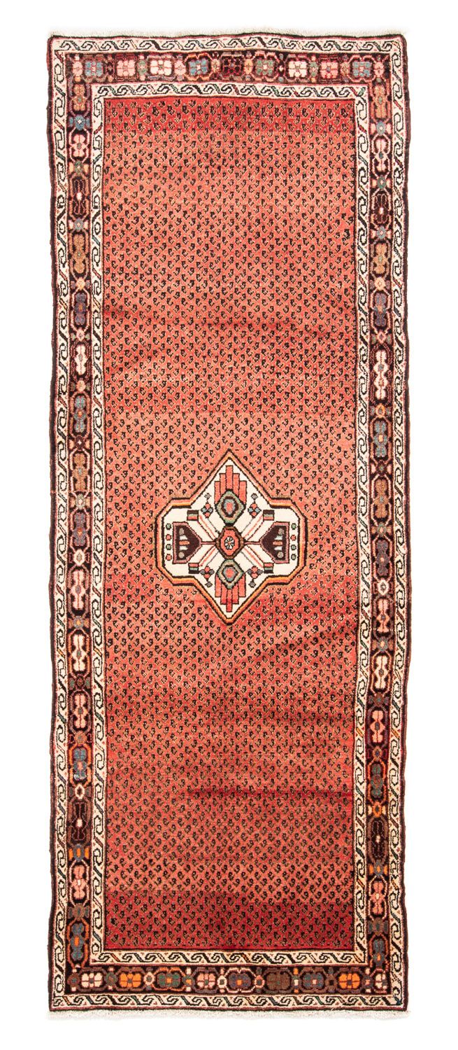 Alfombra de pasillo Alfombra persa - Nómada - 290 x 106 cm - rojo claro