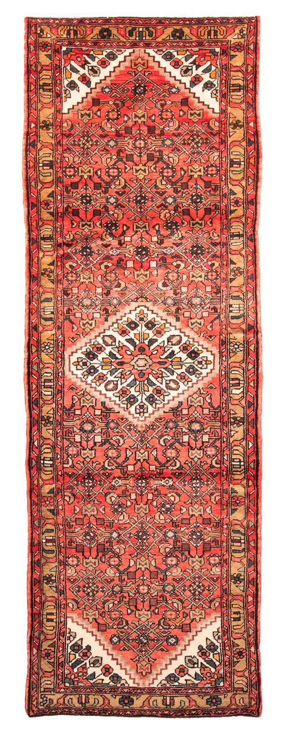 Alfombra de pasillo Alfombra persa - Nómada - 308 x 104 cm - rojo