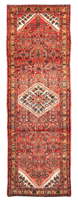 Alfombra de pasillo Alfombra persa - Nómada - 308 x 104 cm - rojo