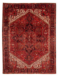 Alfombra persa - Nómada - 387 x 307 cm - rojo oscuro